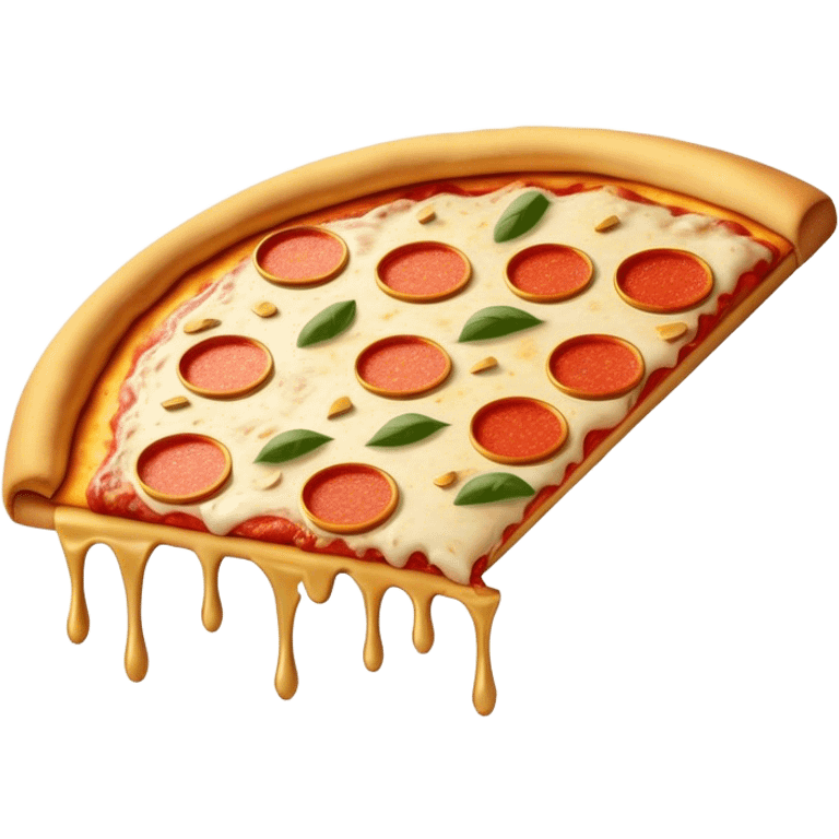 Pizza with gold bars emoji