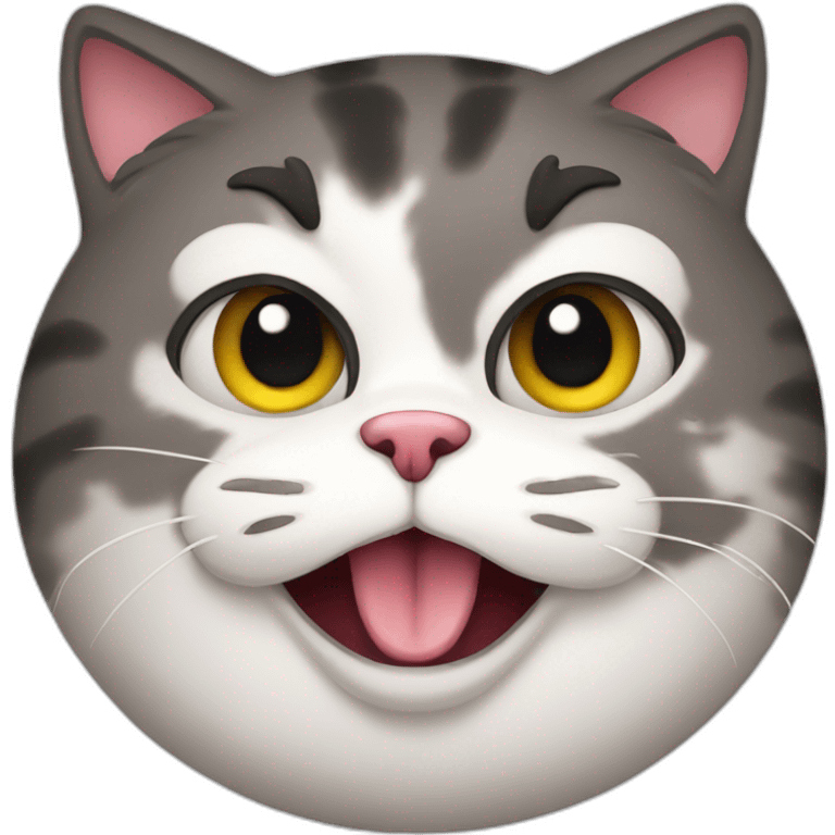 crazy fat cat emoji