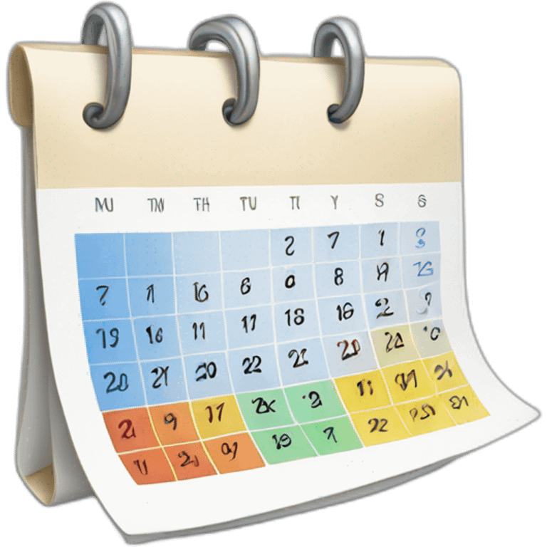 calendar emoji