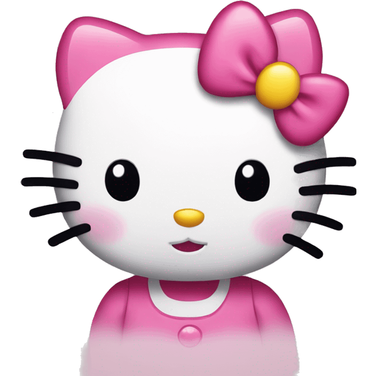 hello kitty in ios style  emoji