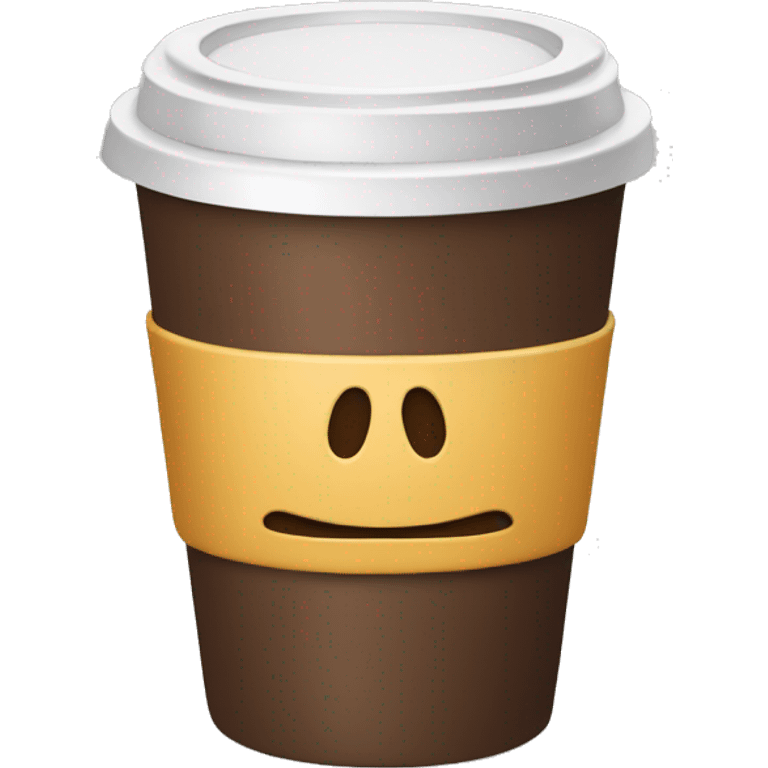 coffee cup with closed lid  emoji