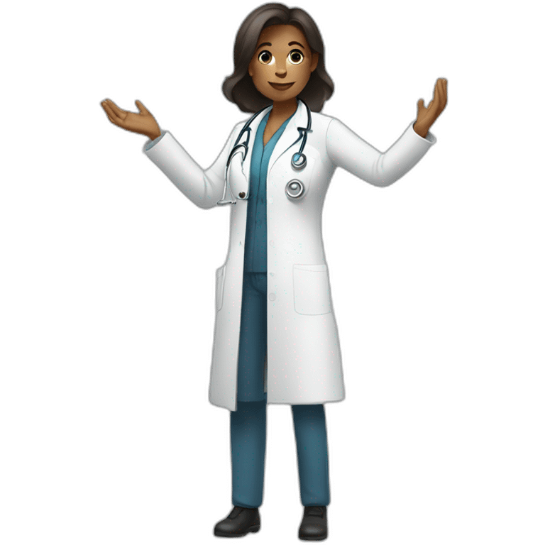 Woman Doctor tipping hand emoji