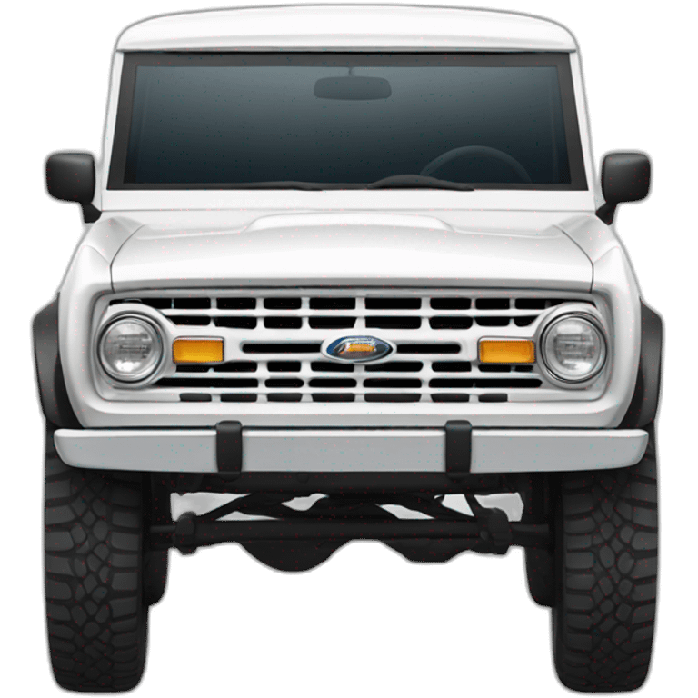 White Ford bronco emoji