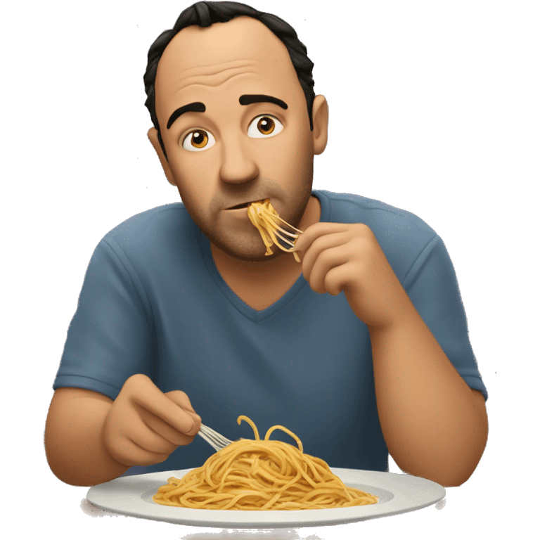 Dave Matthews eating spaghetti emoji