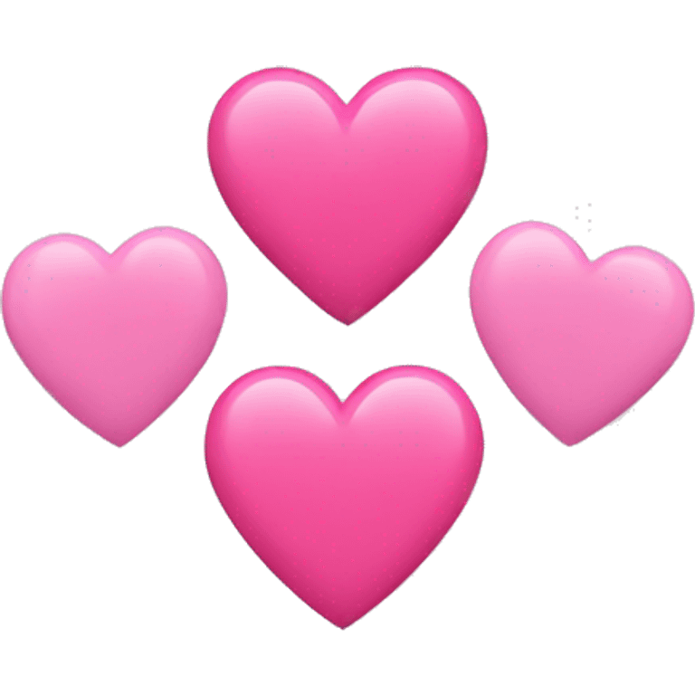 Pink heart things emoji