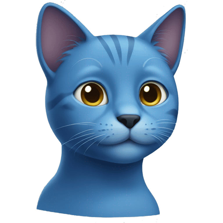 blue cat emoji