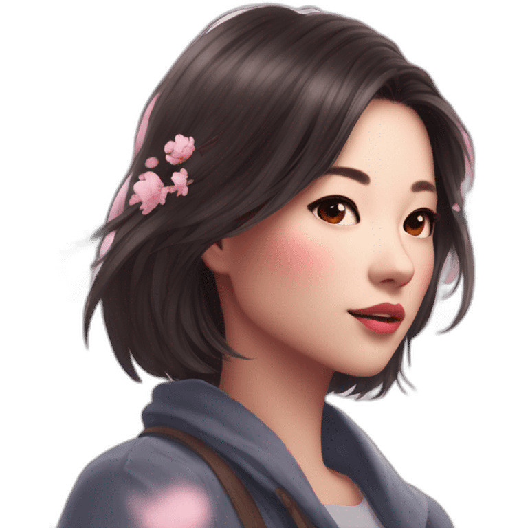 Capture the beauty of a cherry blossom moment with AI Sketch! emoji