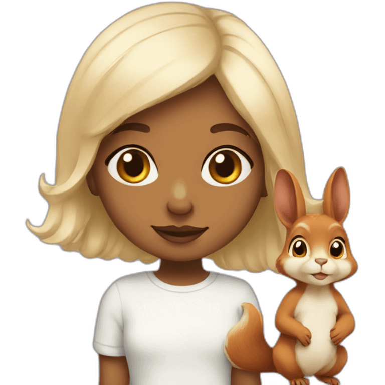 whitebabygirl-and-squirrel emoji