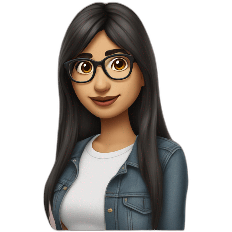 Mia Khalifa girl sein emoji