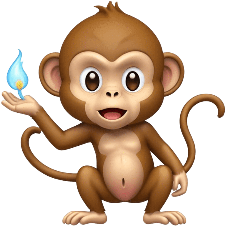 monkey farting emoji