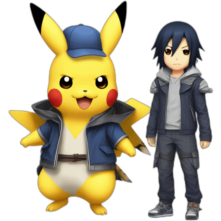 fusion pikachu sasuke uchiha emoji