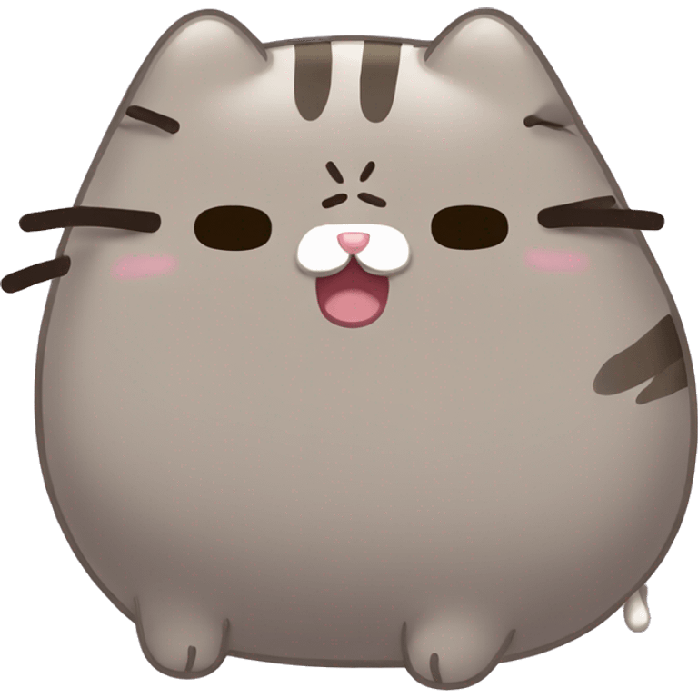 pusheen crying emoji