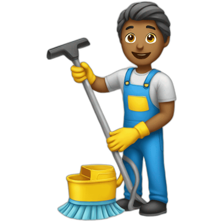 Cleaning emoji