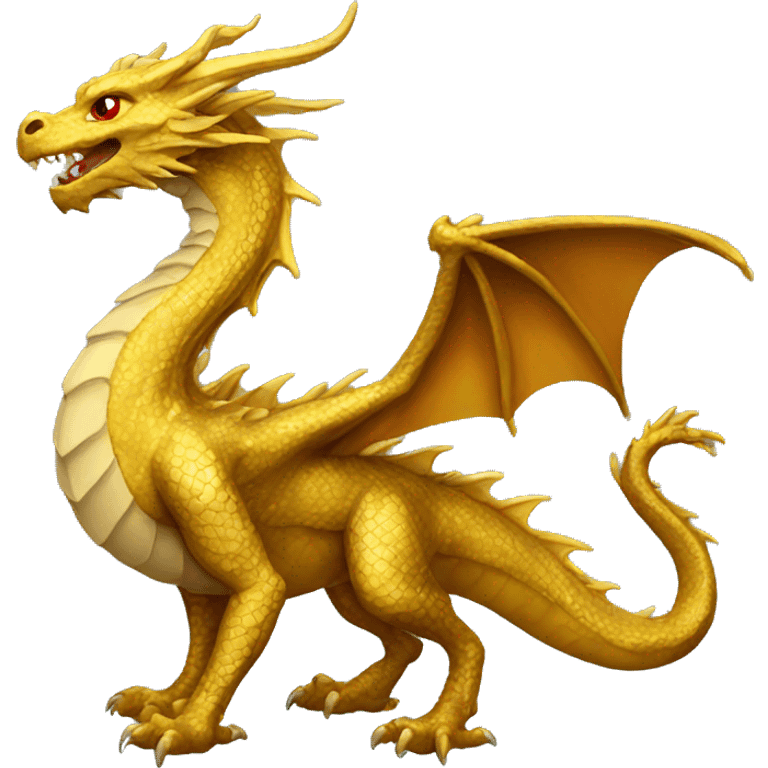 gold dragon emoji