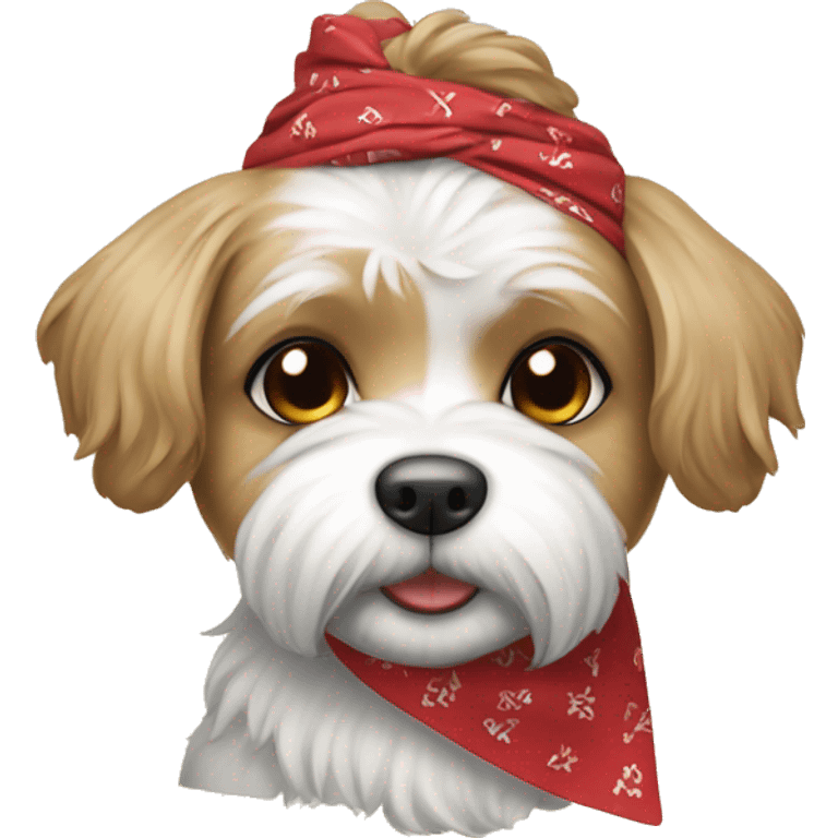 Maltshi with bandanna emoji