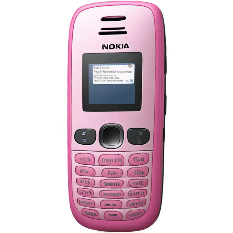 pink nokia cellphone emoji