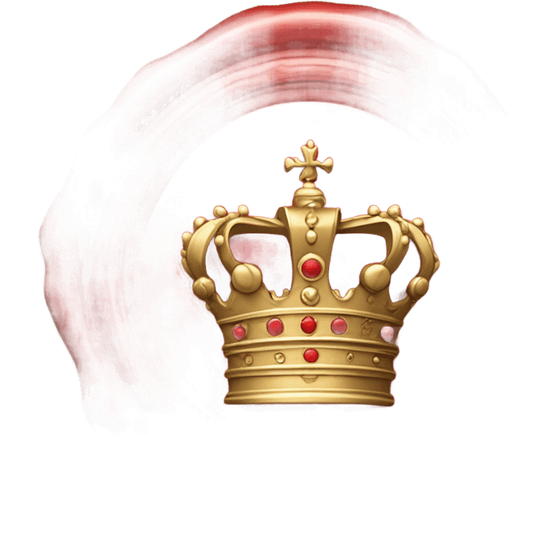 queen wax seal red circle emoji