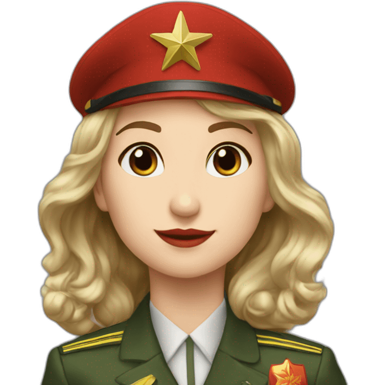 Soviet pilot liliya goldenlonghair emoji