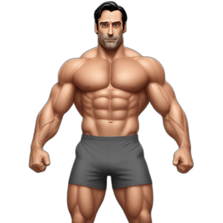 Jon hamm bodybuilder emoji