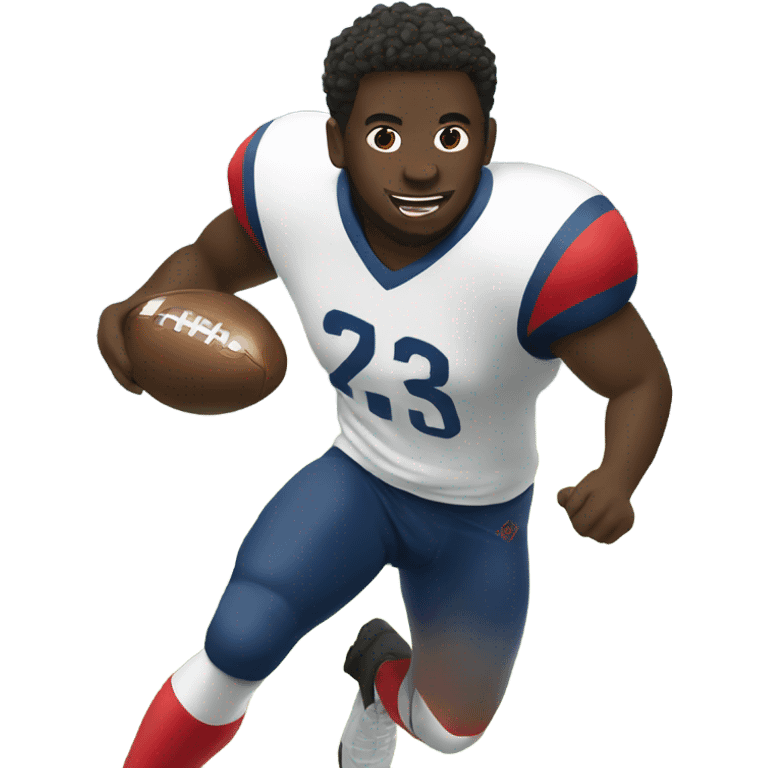 Saka on a football emoji