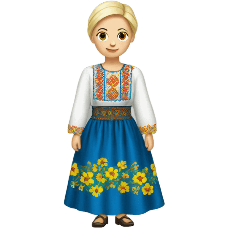 Ukrainian dress emoji