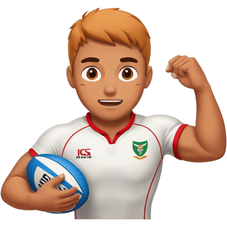 a athlete playing rugby emoji