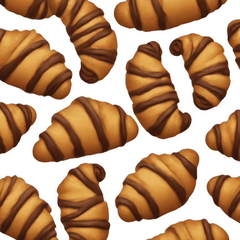 chocolate croissant  emoji