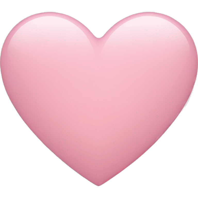 Light pink heart emoji