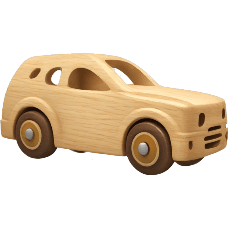 Car Wooden toy emoji