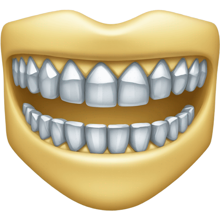 Diamond teeth grills emoji