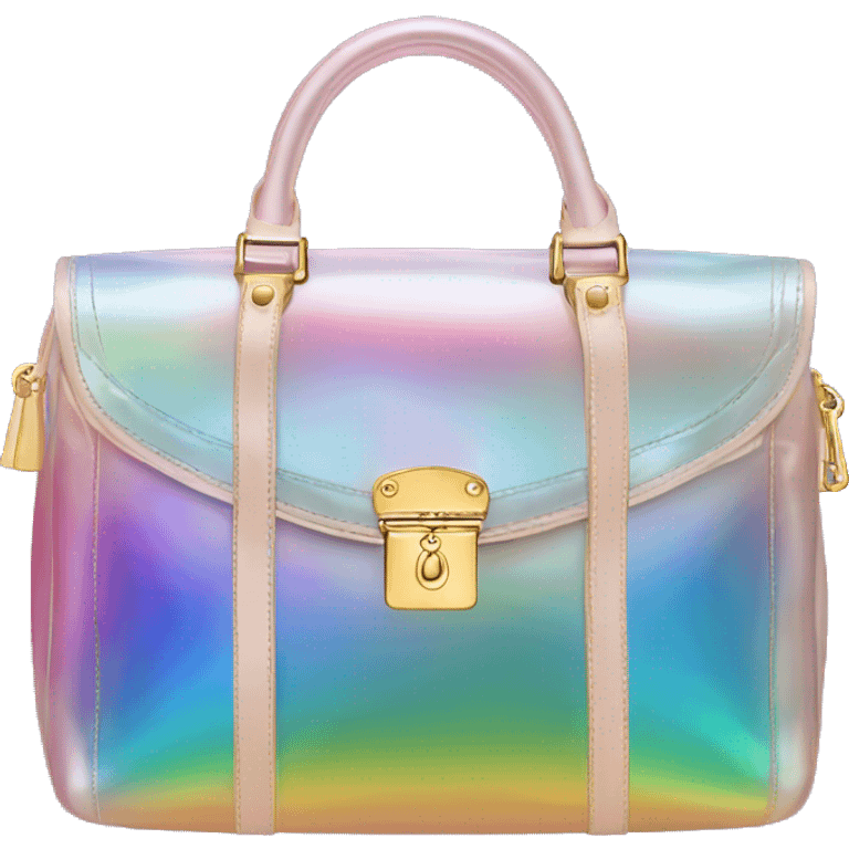 Iridescent Louis Vuitton bag emoji