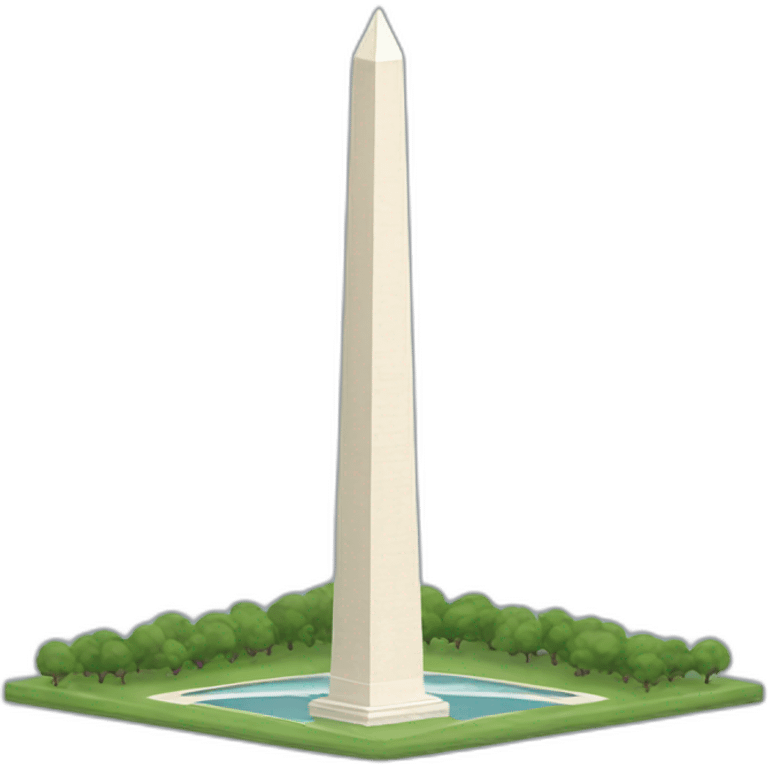 Washington monument emoji