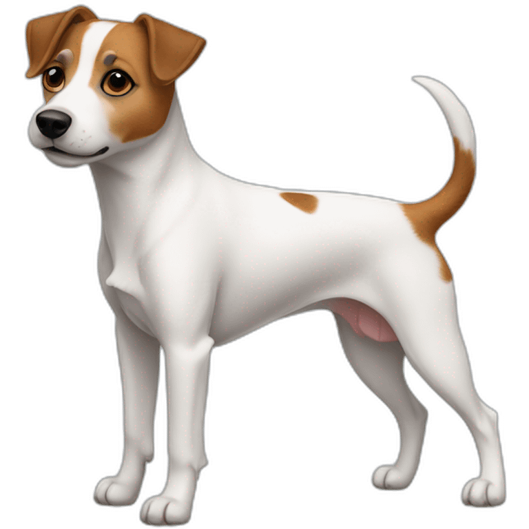 dog Jack Russell Terrier full body emoji