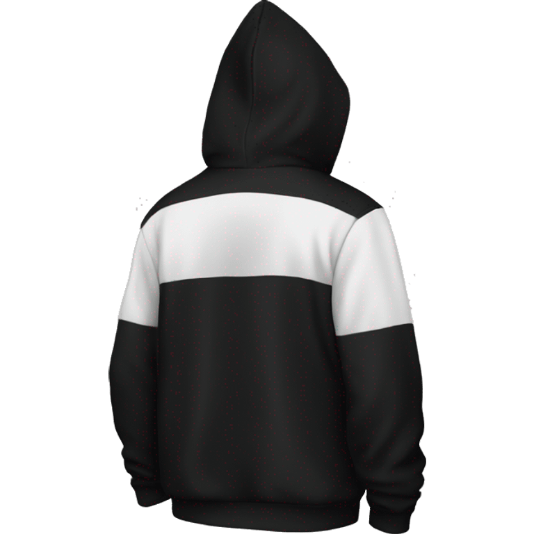 Black hoodie back emoji