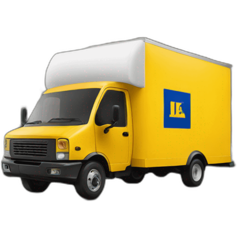 IKEA delivery truck emoji