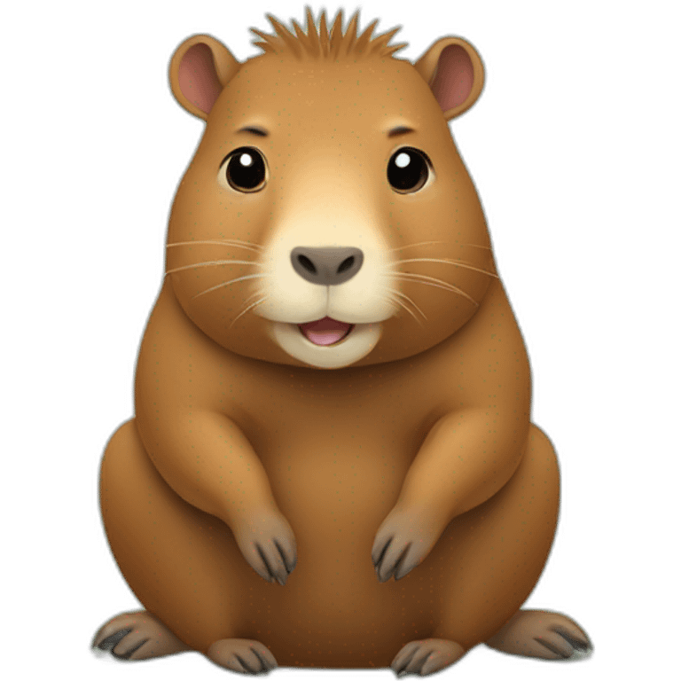 sitting Capybara emoji