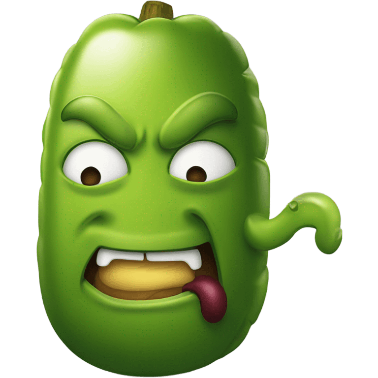 Vector the villain eating a pickle  emoji