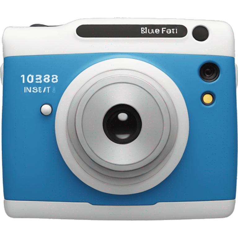 Blue instax mini  emoji