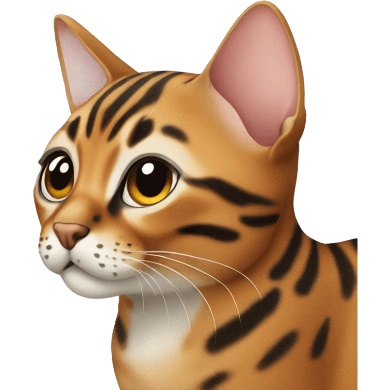 Small bengal cat emoji