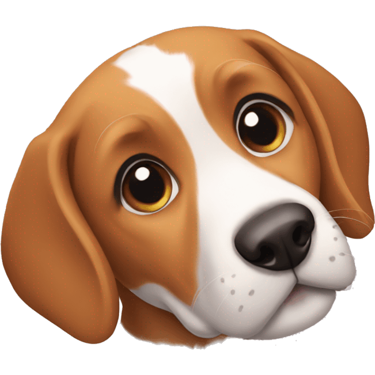 Beagle love emoji