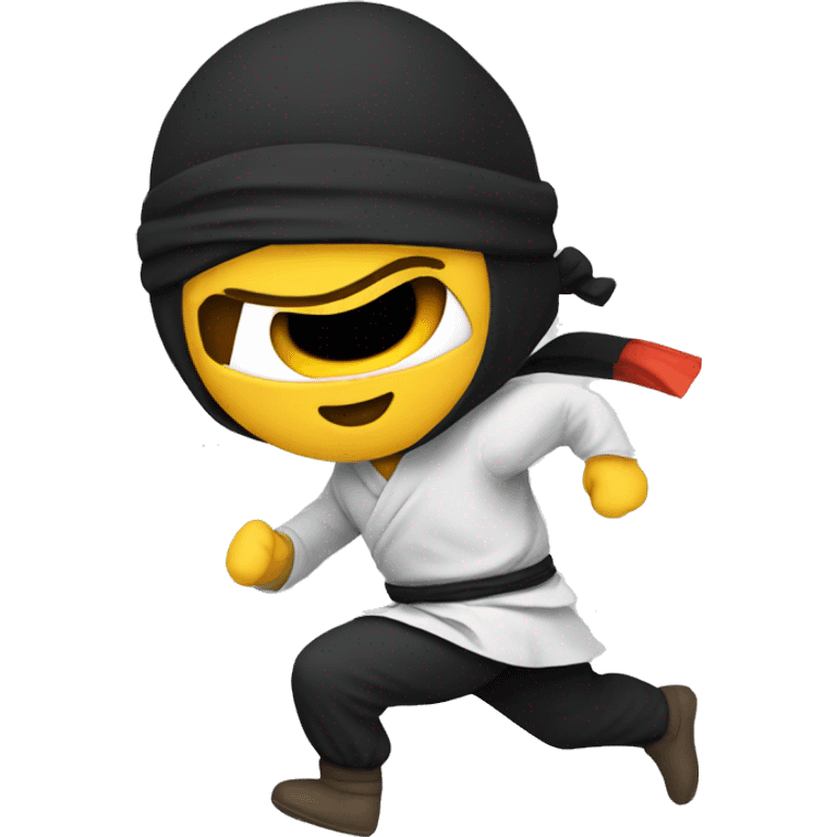 Ninja running emoji