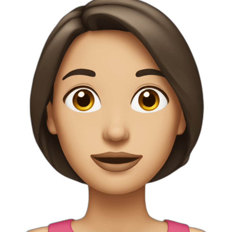 brunette woaman emoji