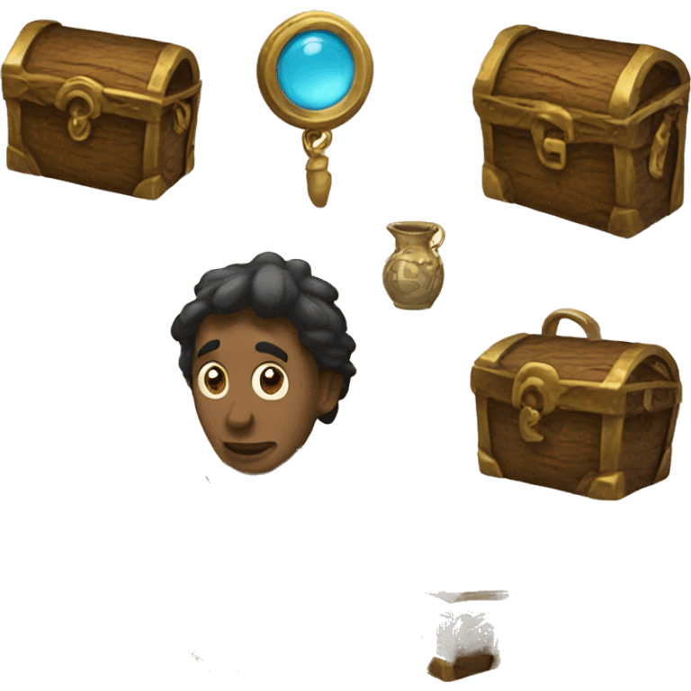 mystery treasure emoji