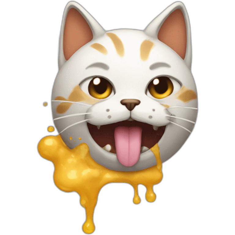 vomit cat emoji