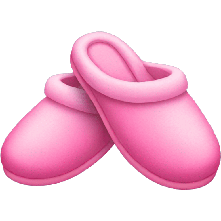 Pink slippers  emoji