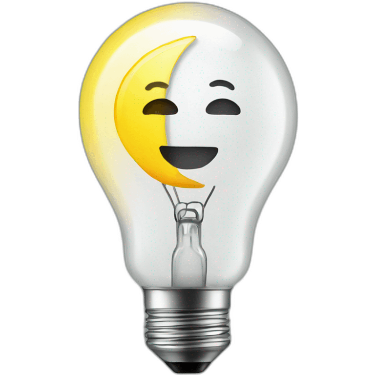 bulb with euro inside emoji