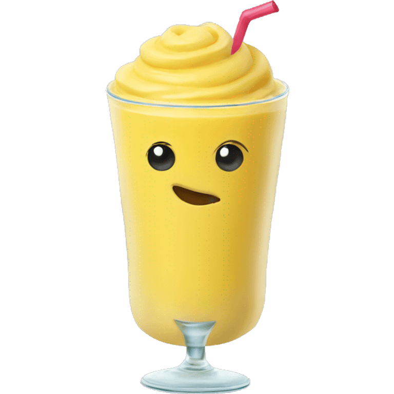 yellow smoothie emoji