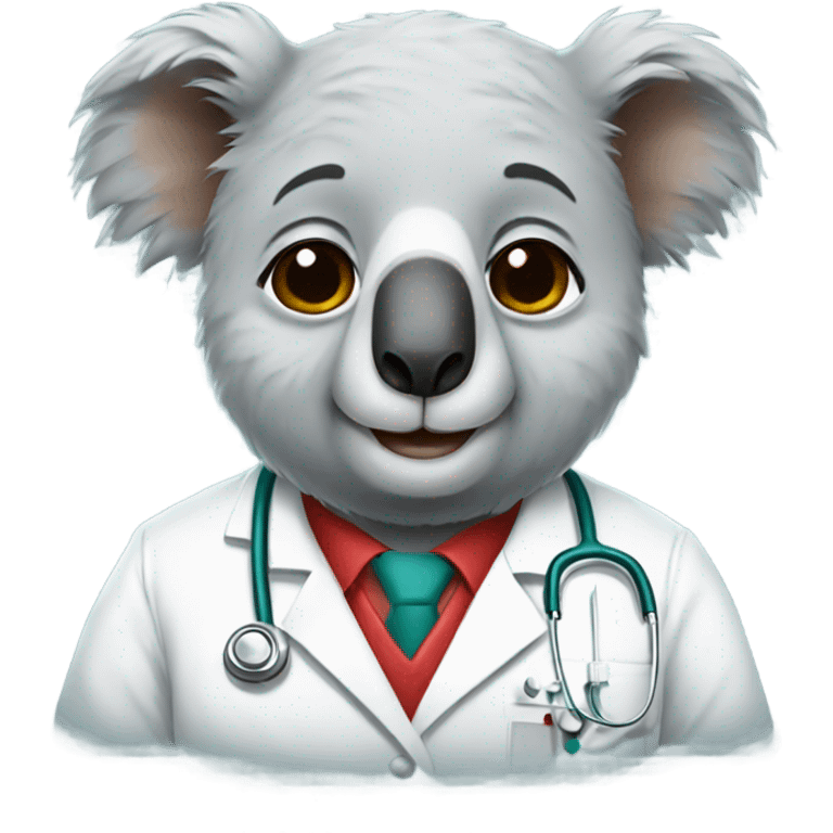 Doctor koala emoji