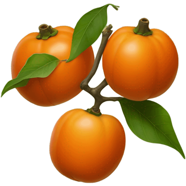 persimmon  emoji