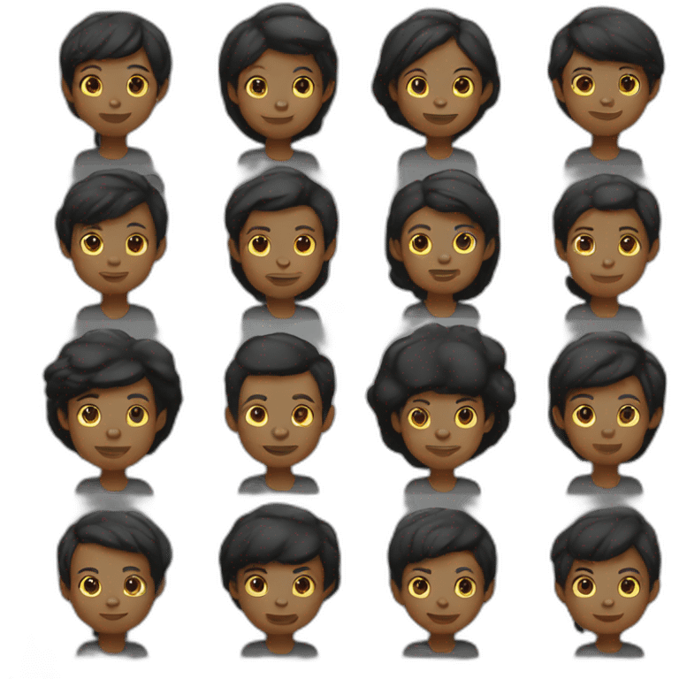 Black Javanese people get a job emoji